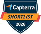 Capterra Shortlist Award 2026