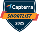 Capterra Shortlist Award 2025