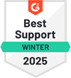 G2 Best Customer Support Award 2025