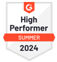 G2 CMMS High Performer Award Summer 2024