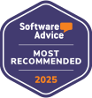 Software Advice Most Recommended Award 2025