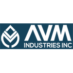 AVM customer logo representing a 5-star review of eWorkOrders CMMS software.