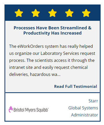 Bristol Myers Customer Testimonial