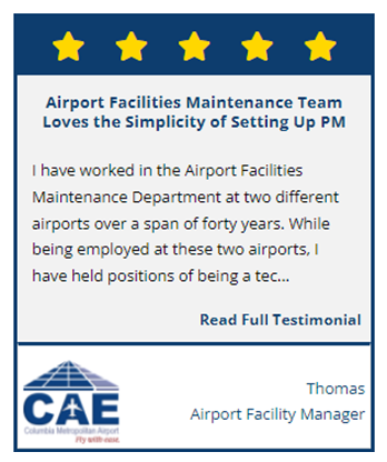 CAE Airport Testimonial