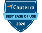 Capterra Best Ease of Use Award 2026