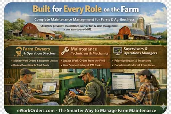 agriculture facilities maintenance management roles and responsibilities
