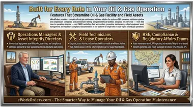 oil and gas maintenance management software