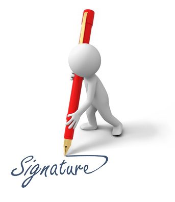 Signature Capture for Work Orders