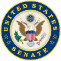 US Senate customer logo representing a 5-star review of eWorkOrders CMMS software.