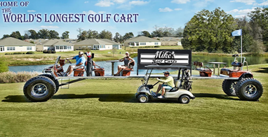 largest golf cart