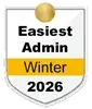 G2 Easiest Admin Award Winter 2026