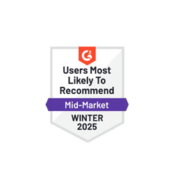 G2 Users Most Likely To Recommend  Winter 2025