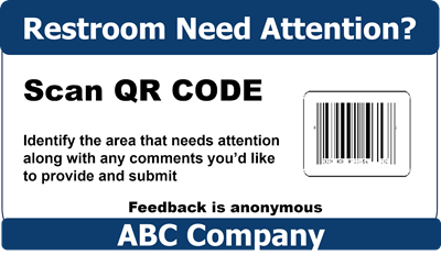 Enhancing Restroom Maintenance <br> With QR Codes