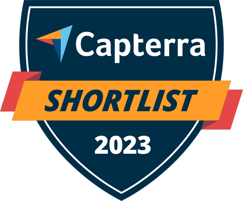 Capterra Shortlist Award for CMMS, EAM, Asset Tracking, Fixed Asset Management, Fleet Maintenance, Facility Management, Field Service Management, and Preventive Maintenance