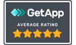 GetApp 5 Stars User Reviews Average