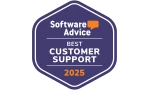 Software Advice Best Customer Support 2025 Award